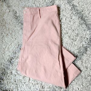 Madewell Plus Petite Emmett Wide-Leg Crop Pants.